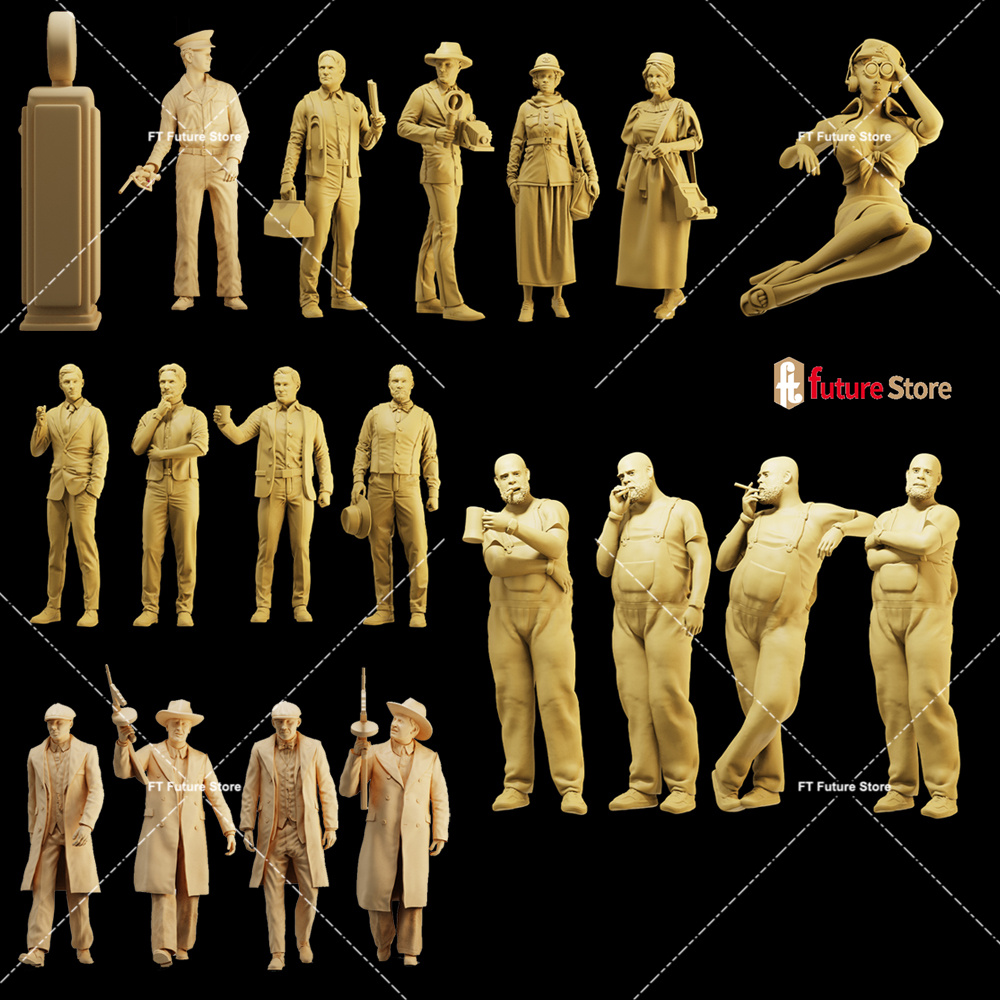 3D Printing Construction - 3D Print 1/64 1/43 1/35 British