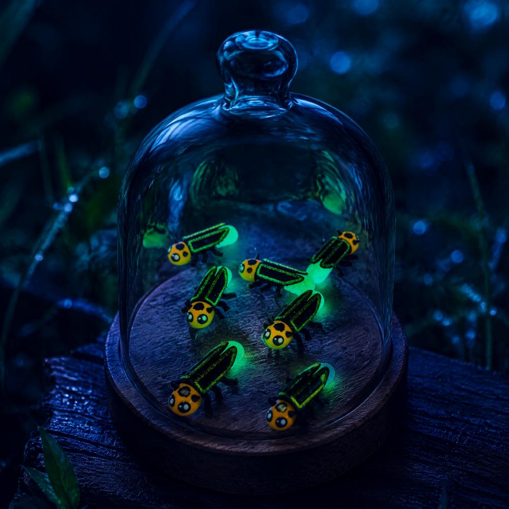 3D Printing Mockup - Whimsical Home Accents Glow Dark Firefly