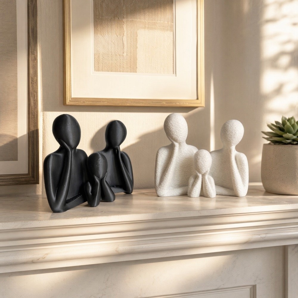 Couple Embracing Sculpture Abs - 3D Printing Mockup ulasan dan harga
