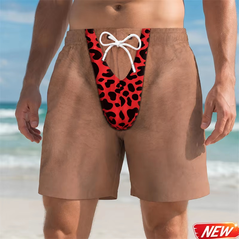 Fun Beach Party Swim Trunks Fo - 3D Printing Viral ulasan dan harga