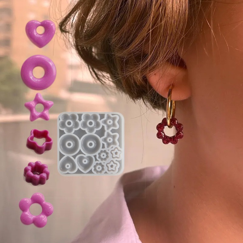 3D Multifuntional Jewelry Mold - 3D Printing Earrings ulasan dan harga