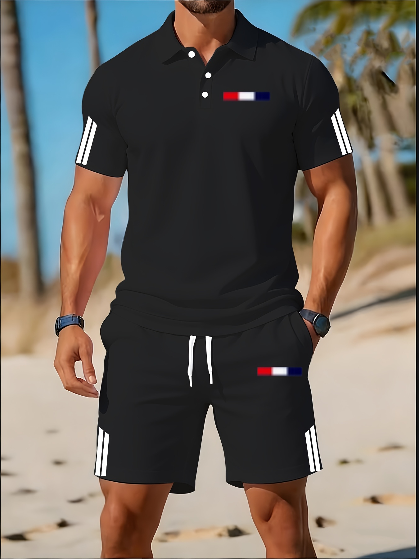 2026 Summer Men's Polo Shirt S - 3D Printing Design Free ulasan dan harga