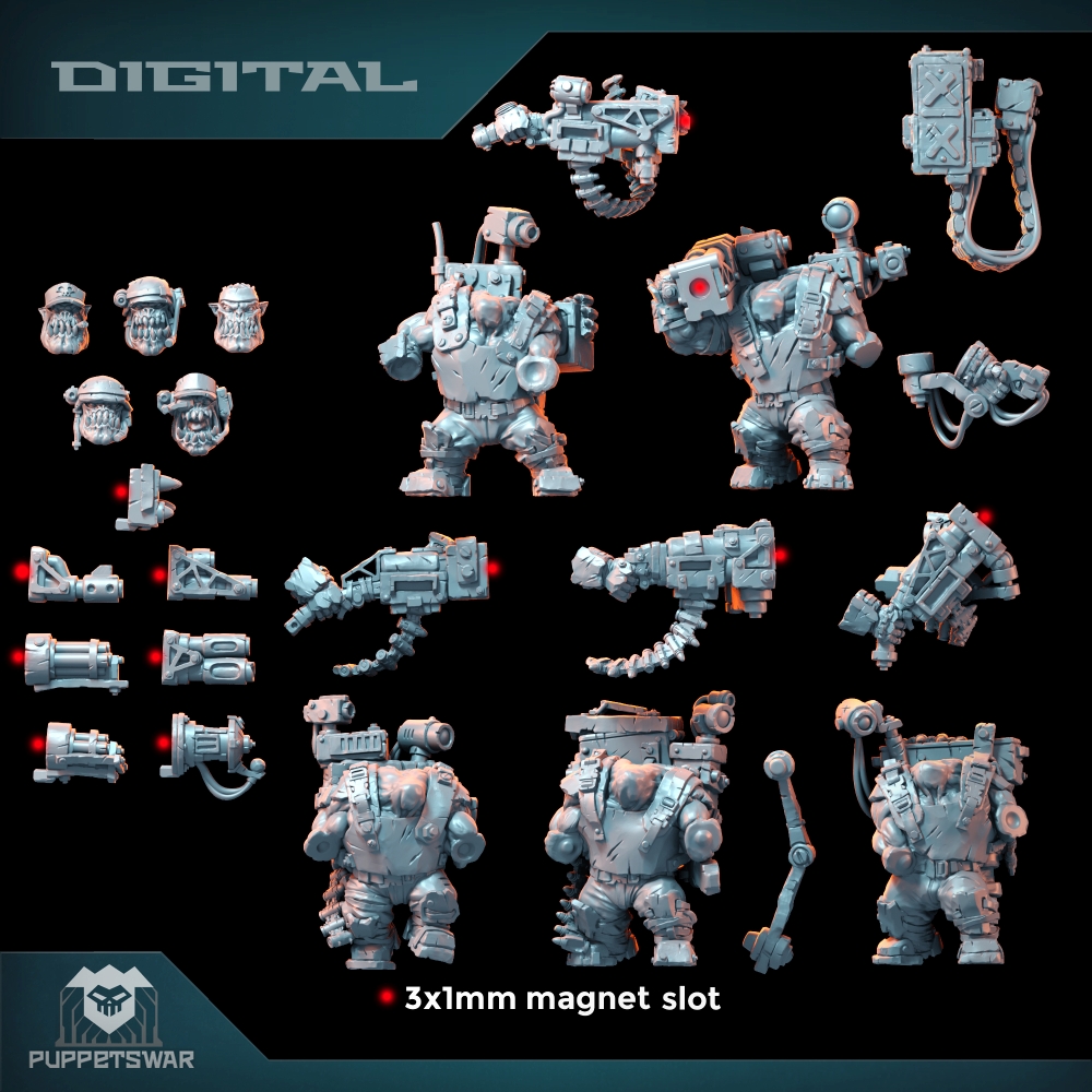 Orc Ultimate Badasses Squad, G - 3D Printing Construction ulasan dan harga