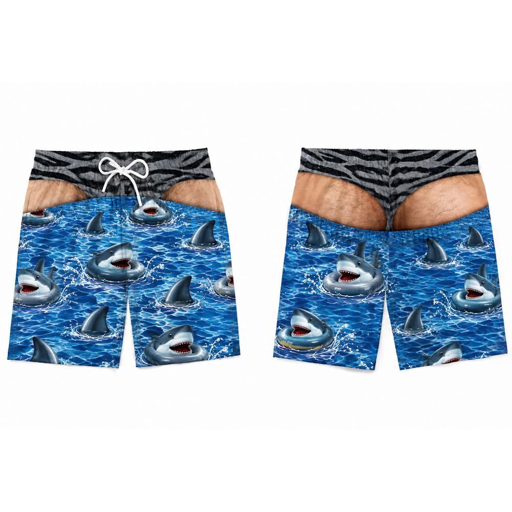 Men Fun Beach Party Swim Trunk - 3D Printing Viral ulasan dan harga