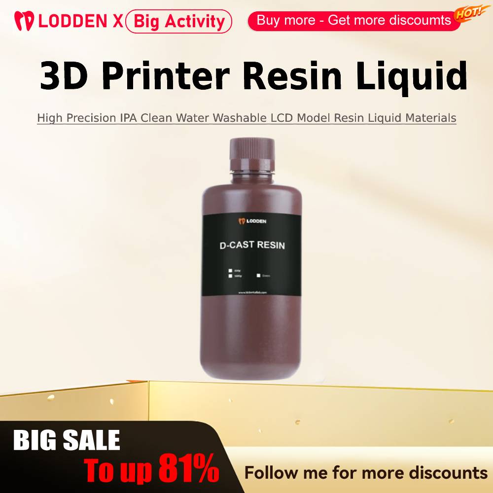 Lodden 3D Printer Resin Liquid - 3D Printing Xyz ulasan dan harga