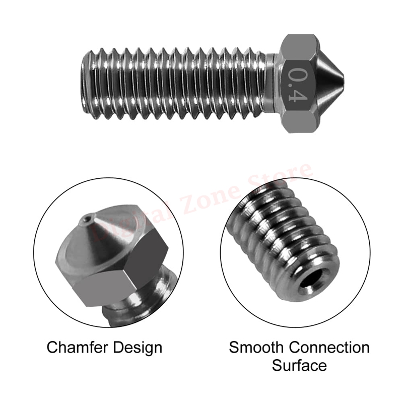 10pcs V6 Hardened Steel Volcan - 3D Printing Xyz ulasan dan harga