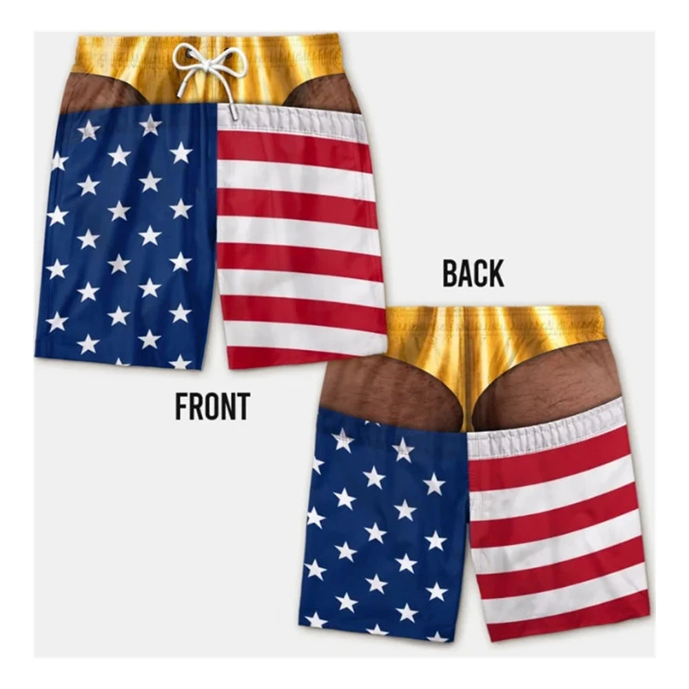 Fun Beach Party Swim Trunks Fo - 3D Printing Viral ulasan dan harga