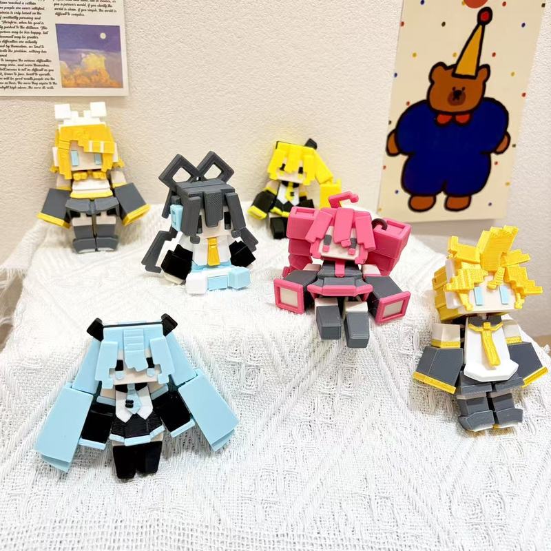 Anime Hatsune Miku 3d Printed  - 3D Printing Mockup ulasan dan harga