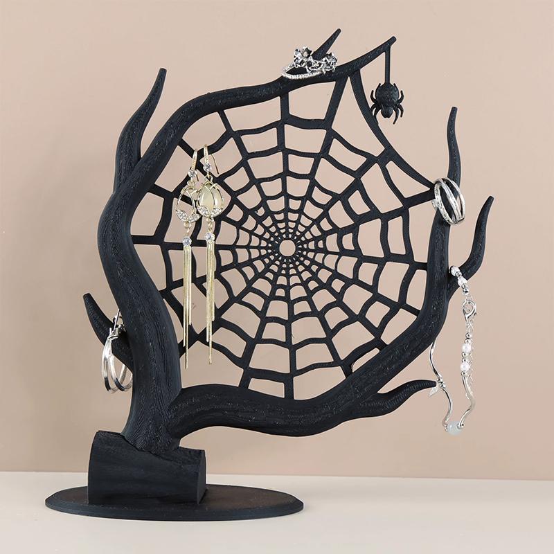 3D Printed Spider Web Hallowee - 3D Printing Earrings ulasan dan harga
