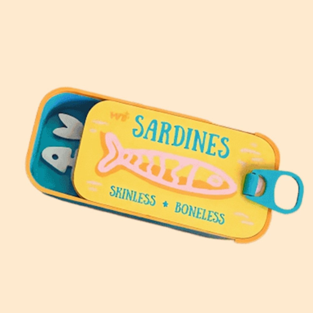 3D Printed Sardine Tin Jewelry - 3D Printing Earrings ulasan dan harga