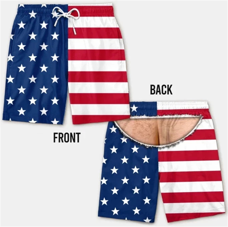 Fun Beach Swim Trunks Men 3D P - 3D Printing Viral ulasan dan harga