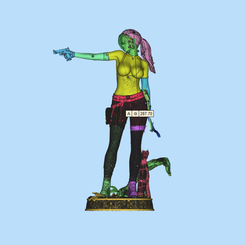 23CM Game Character 7446 Laola - 3D Printing Construction ulasan dan harga