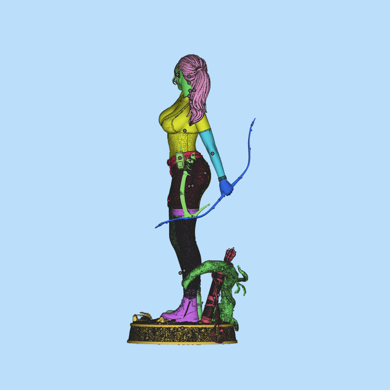 23CM Game Character 7446 Laola - 3D Printing Construction ulasan dan harga