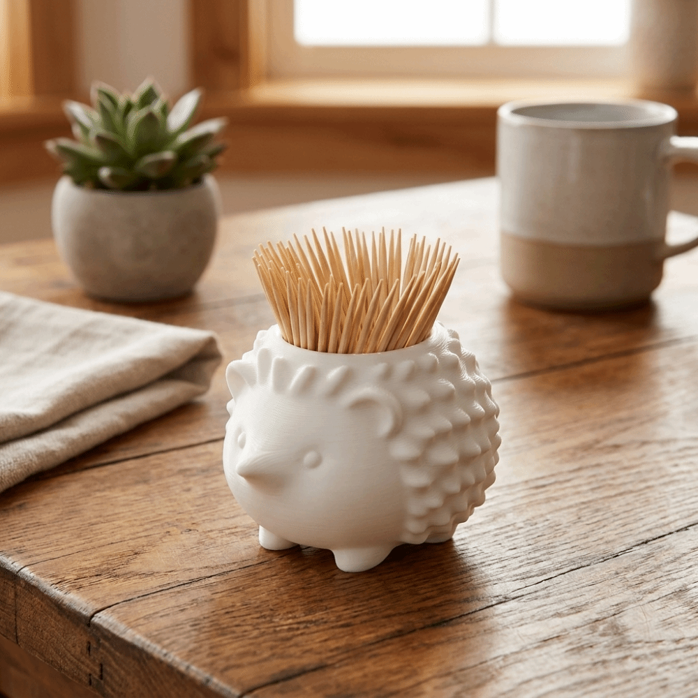2PCS Plastic Hedgehog-Shaped T - 3D Printing Dental ulasan dan harga