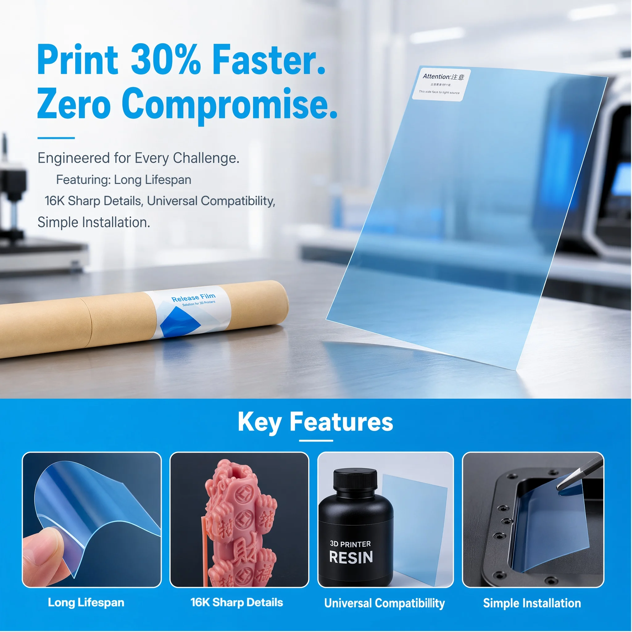 High Speed ACF Release Film Fo - 3D Printing Xyz ulasan dan harga