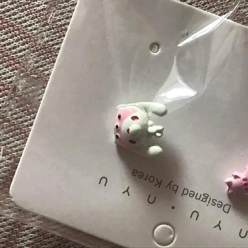 Gloomy Bear Cute Asymmetric Ca - 3D Printing Earrings ulasan dan harga