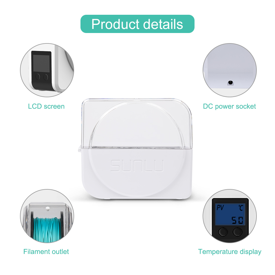 SUNLU Filament Dryer S1 Plus B - 3D Printing Xyz ulasan dan harga