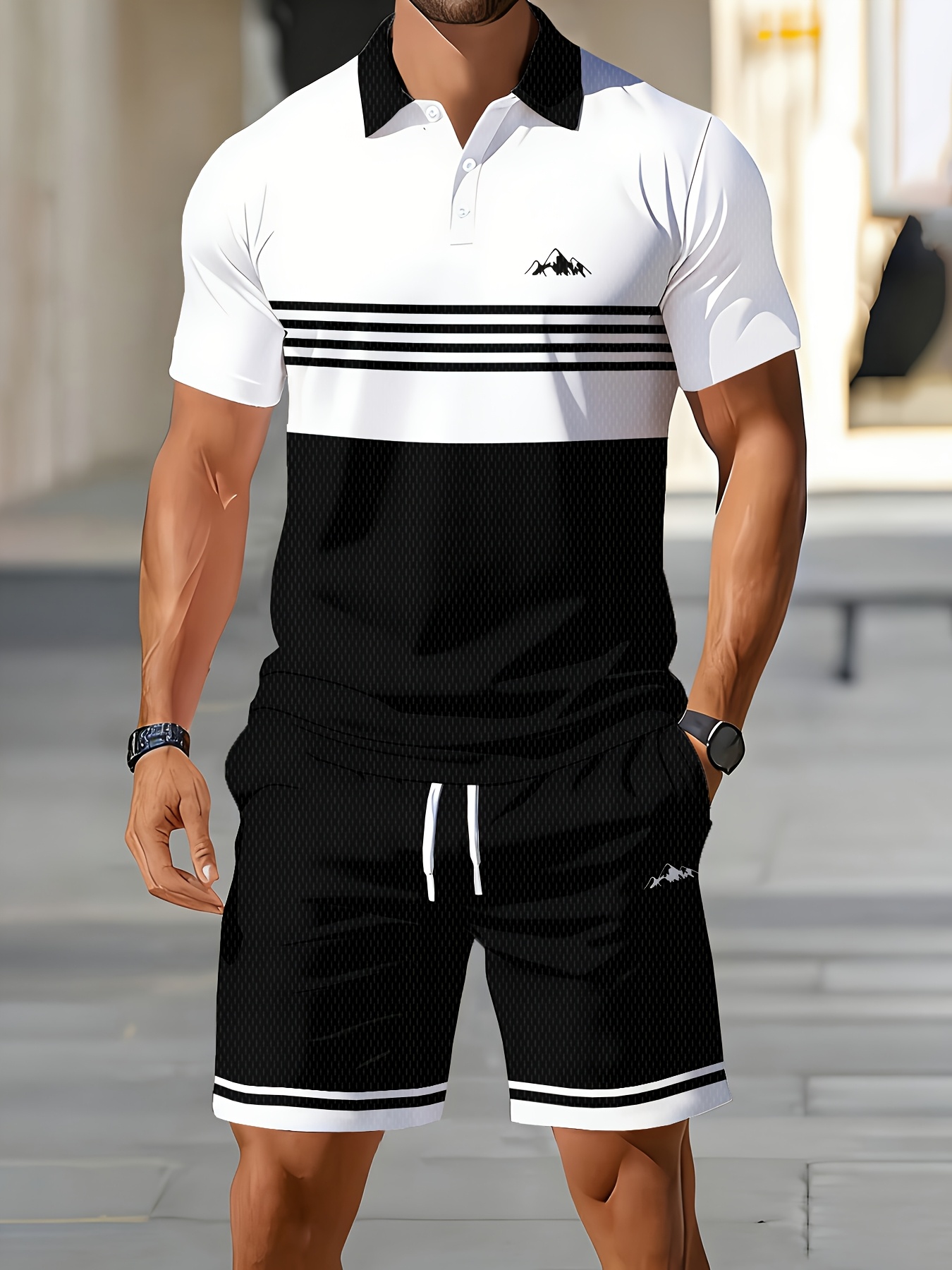 2026 Summer Men's Polo Shirt S - 3D Printing Design Free ulasan dan harga