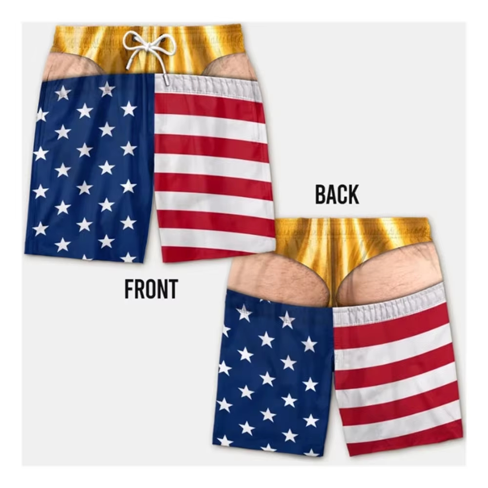Fun Beach Party Swim Trunks fo - 3D Printing Viral ulasan dan harga